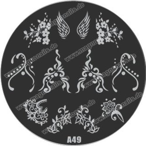 Nail Stamping Schablone