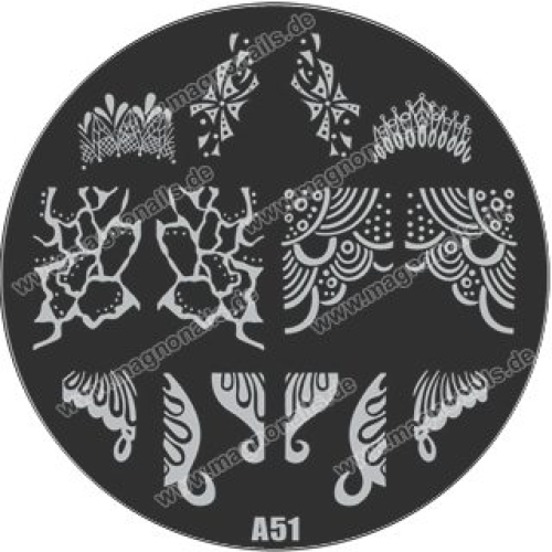 Nail Stamping Schablone