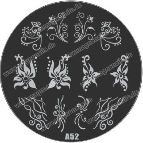 Nail Stamping Schablone