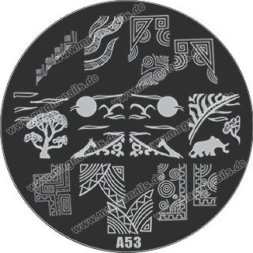 Nail Stamping Schablone
