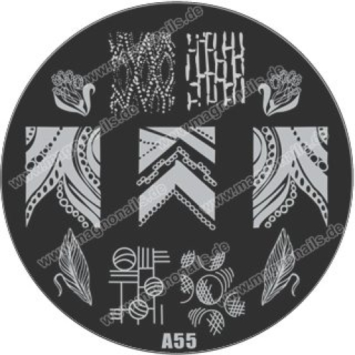Nail Stamping Schablone