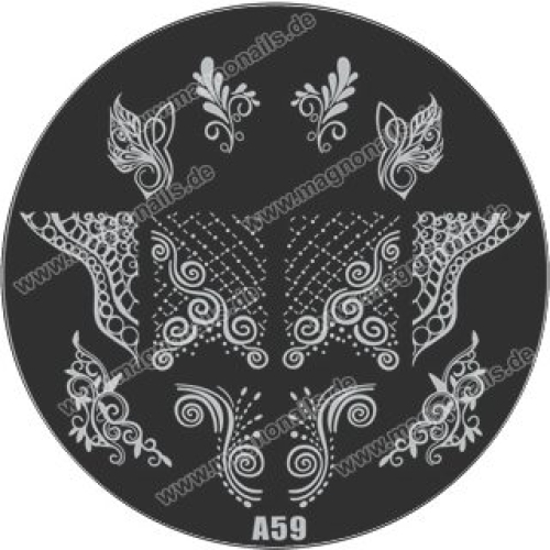 Nail Stamping Schablone