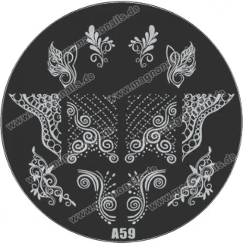 Nail Stamping Schablone