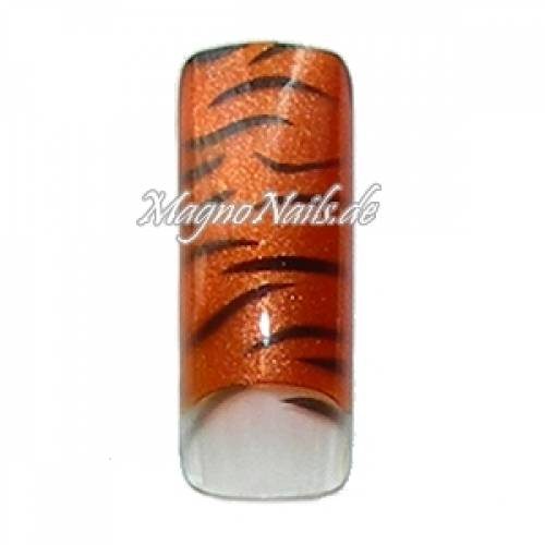 Airbrush Tips Profitips French Design Nageltips braun tiger