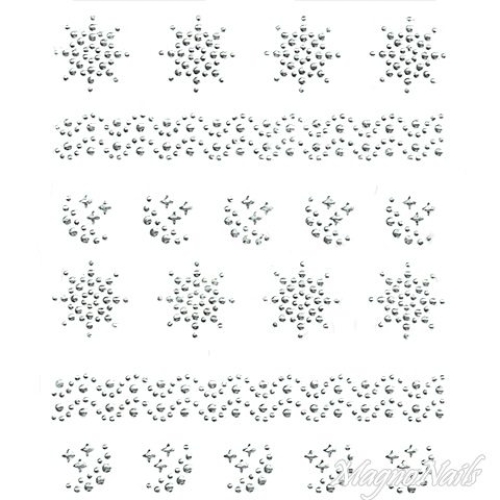 Crystal Nail Sticker - Bindis - crystal Strasssteine Strass Aufkleber selbstklebende Nailart Nail art