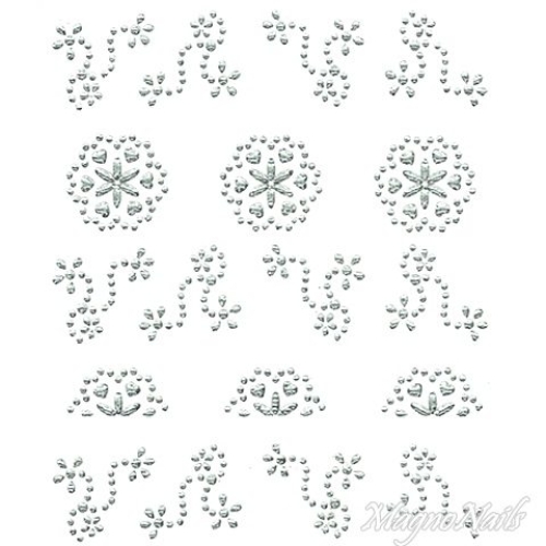 Crystal Nail Sticker - Bindis - crystal Strasssteine Strass Aufkleber selbstklebende Nailar Nail art