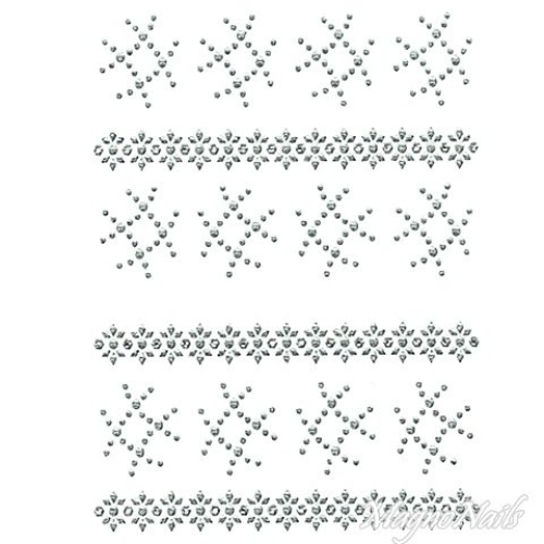 Crystal Nail Sticker - Bindis - crystal Strasssteine Strass Aufkleber selbstklebende Nailar Nail art