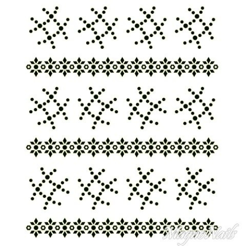 Crystal Nail Sticker - Bindis - schwarz Strasssteine Strass Aufkleber selbstklebende Nailart Nail art
