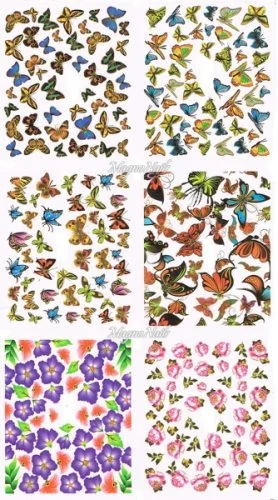 2D Nail Art Sticker