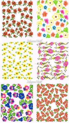 2D Nail Art Sticker