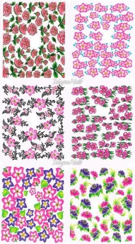 2D Nail Art Sticker