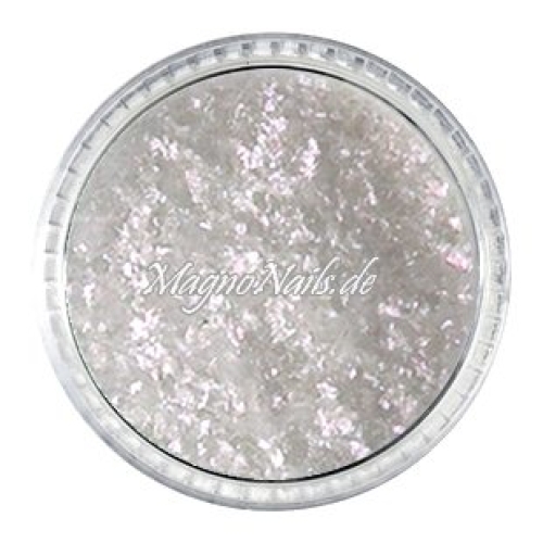Diamond Pigment weiß-rosa grob Nageldesign Nägel Nail