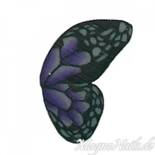 Fimo Stange - halber Schmetterling lila