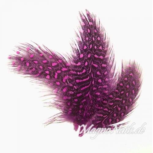 Nail Art Feder pink Nägel Nail art Nailart Nageldesign Nagel