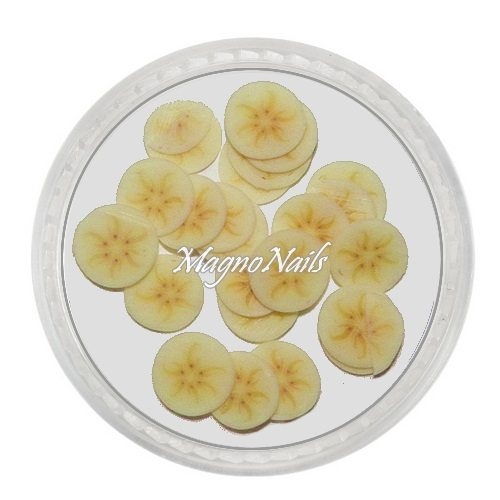 Einlegemotive - Fimo Früchte - Banane Nails Nagel Nögel Nailart