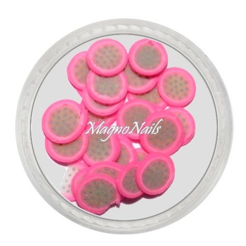 Einlegemotive - Fimo Früchte - Passionsfrucht Nails Nagel Nögel Nailart