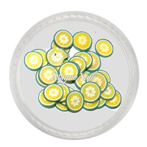 Einlegemotive - Fimo Früchte - Maracuja Nails Nagel Nögel Nailart
