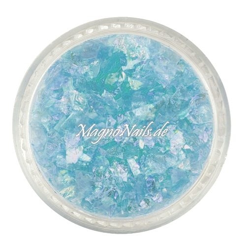 Feine Glitter Flakes pastellblau Nails Nagel Nögel Nailart