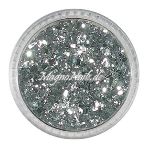 Feine Glitter Flakes silber Nails Nagel Nögel Nailart