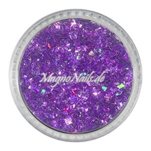 Feine Glitter Flakes flieder hologramm Nails Nagel Nögel Nailart
