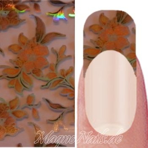 Nail Art Transfer Folie 1,5m - Nail Foil - Wonder Flower Nailart Nails Nägel Schmuck Einleger Nageldesign