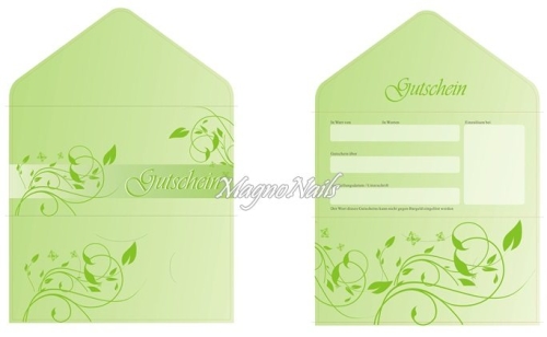 Preview: Geschenk Gutschein Karte Nageldesign Nägel Schnäppchen