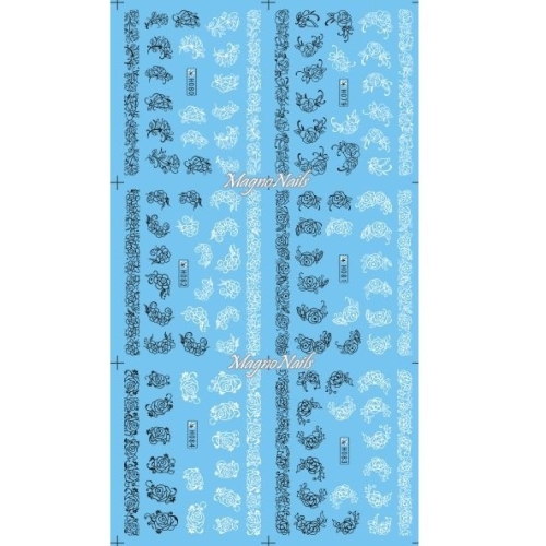 2D Nail Art Sticker