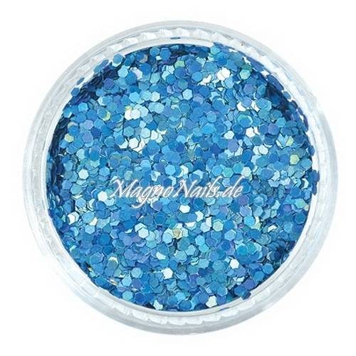 Nail Art Pailetten dunkelblau hologramm 1mm Nägel Nails Nailart Nageldesign Nagel GlitzerPailetten