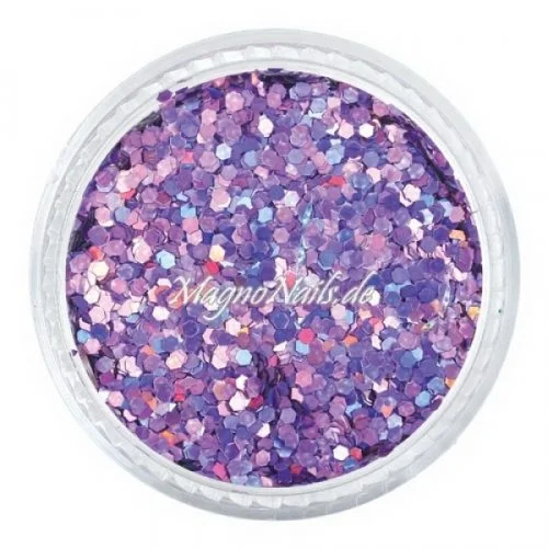 Nail Art Pailetten lila hologramm 1mm Nägel Nails Nailart Nageldesign Nagel GlitzerPailetten
