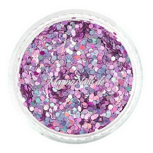 Nail Art Pailetten rosa hologramm 1mm Nägel Nails Nailart Nageldesign Nagel GlitzerPailetten