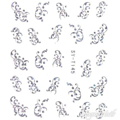2D Nail Art One Stoke Sticker