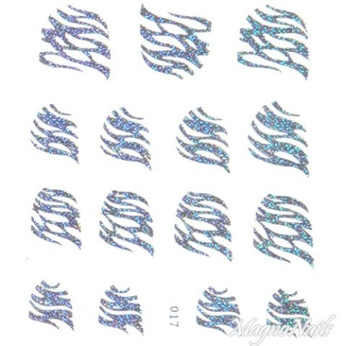 2D Nail Art One Stoke Sticker