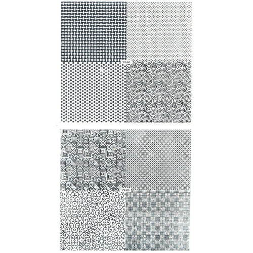 3D Full Cover Metallic Sticker Set - silber Selbstklebende Nagelaufkleber Nagelsticker