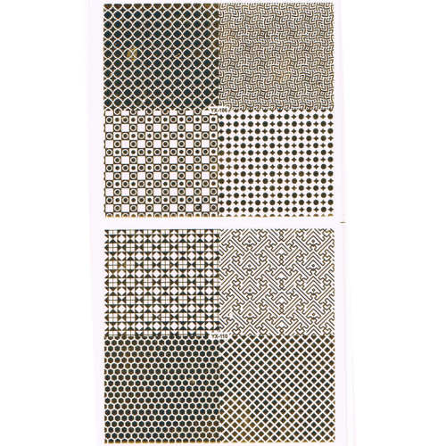 3D Full Cover Metallic Sticker Set - gold Selbstklebende Nagelaufkleber Nagelsticker