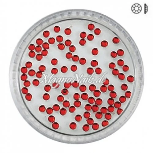 Ministrasssteine - rund rot Nail Nagelstudio Nägel Nailart Nail art