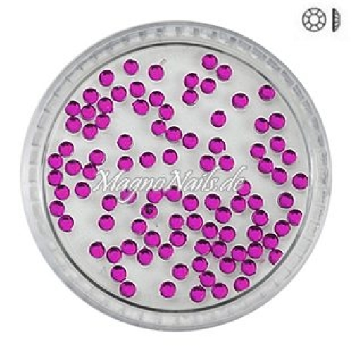 Ministrasssteine - rund pink Nail Nagelstudio Nägel Nailart Nail art