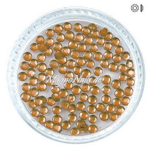 Ministrasssteine - rund orange Nail Nagelstudio Nägel Nailart Nail art