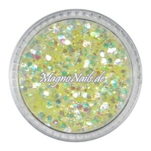 Nail Art Mix Glitterpuder - gelb Nägel Nails Nailart Nageldesign Nagel Glitzer Pailetten