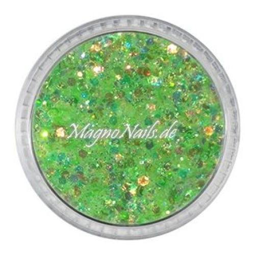 Nail Art Mix Glitterpuder hellgrün Nägel Nails Nailart Nageldesign Nagel Glitzer Pailetten