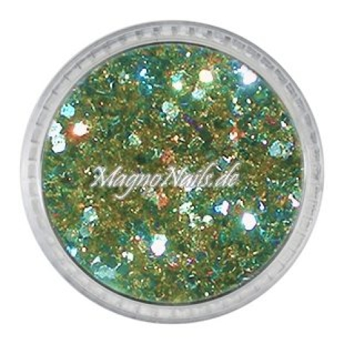 Nail Art Mix Glitterpuder apfelgrün metallic Nägel Nails Nailart Nageldesign Nagel Glitzer Pailetten