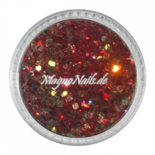 Nail Art Mix Glitterpuder dunkelrot metallic Nägel Nails Nailart Nageldesign Nagel Glitzer Pailetten