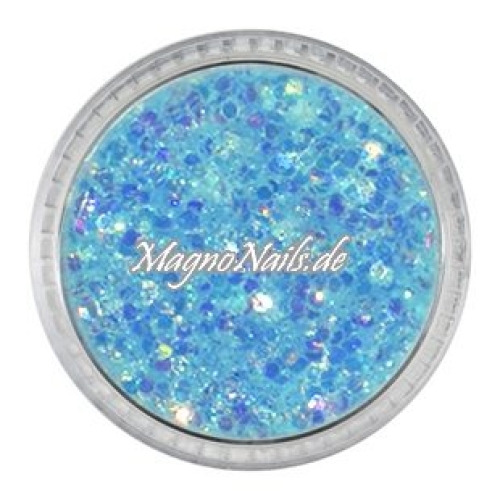 Nail Art Mix Glitterpuder blau Nägel Nails Nailart Nageldesign Nagel Glitzer Pailetten