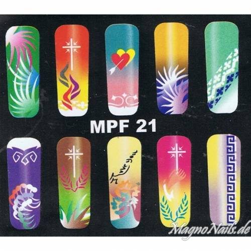 Preview: MPF21 Airbrush Schablone