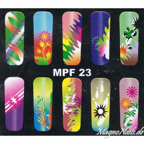Preview: MPF23 Airbrush Schablone
