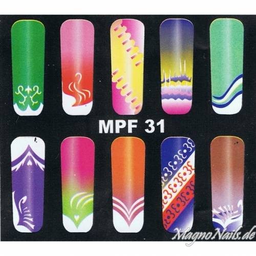 Preview: MPF31 Airbrush Schablone