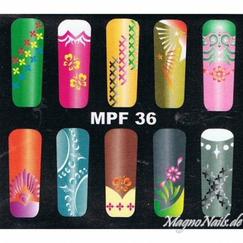 Preview: MPF36 Airbrush Schablone