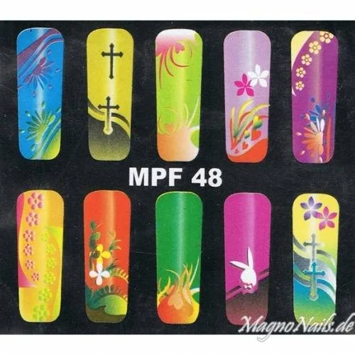MPF 48 Airbrush Schablone