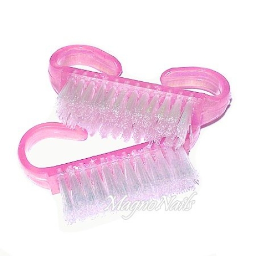 2 x Nagelbürsten neonpink Nagelstudio Zubehör Fusspflege Fußpflege