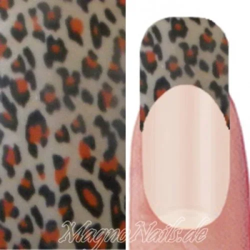 Nail Art Transfer Folie 1,5m - Nail Foil - Red Jaguar Nagelfolie Nageldesign Folie Tranferfolie Nailart