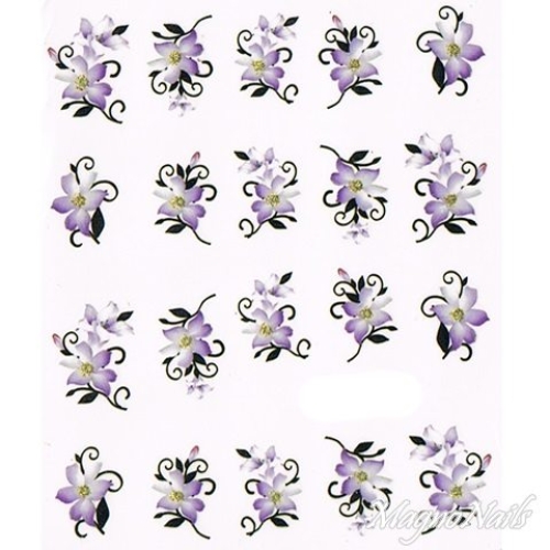 2D Nail Art One Stoke Sticker